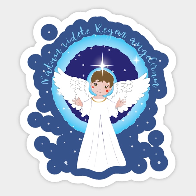 Xmas Carol, King of Angels Sticker by emma17